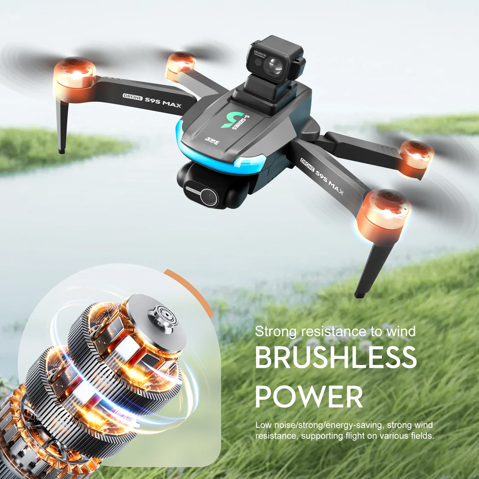 NEUE S9S MAX MINI Drone 4K 2-A – Drone Gimbal Brushless Bewertung und Preis